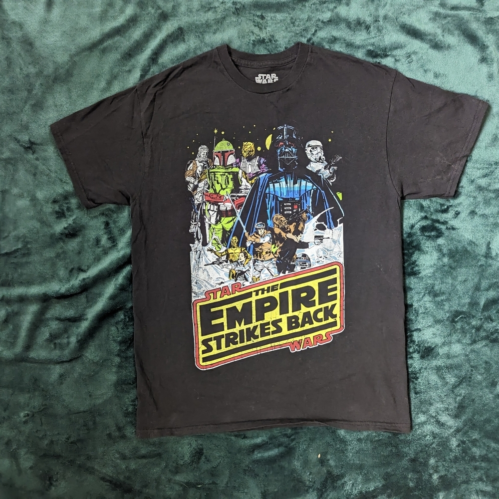 Fifth Sun Star Wars Empire Strikes Back Black T-shirt M